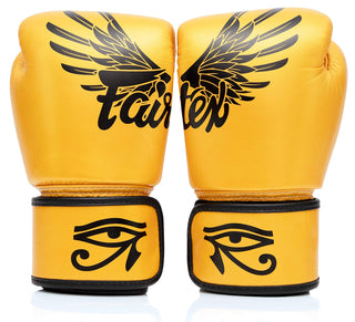 Rękawice do Muay Thai Fairtex BGV1 Falcon Złoty