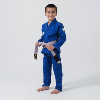 Gi BJJ dziecko Kingz Kore V2 IBJJF Niebieski