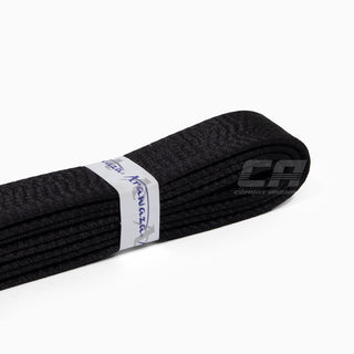 Czarny pasek Arawaza satyna 38 mm