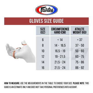Rękawice do Muay Thai Fairtex BGV16 Bordowy