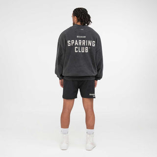 Felpa Boxraw Sparring Club Oversize Nero-Combat Arena