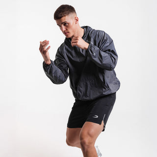 Giacca antivento Boxraw Genaro Oversize nero-Combat Arena