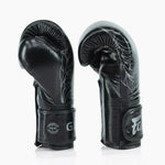 Rękawice bokserskie Fairtex x Glory BGVG3 Czarny-srebrny