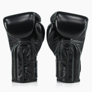 Rękawice bokserskie Fairtex x Glory BGVG3 Czarny-srebrny