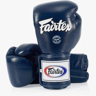 Rękawice do Muay Thai Fairtex BGV5 Super Sparring Niebieski