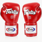 Rękawice do Muay Thai Fairtex BGV5 Super Sparring Czerwony