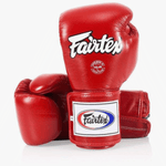 Rękawice do Muay Thai Fairtex BGV5 Super Sparring Czerwony