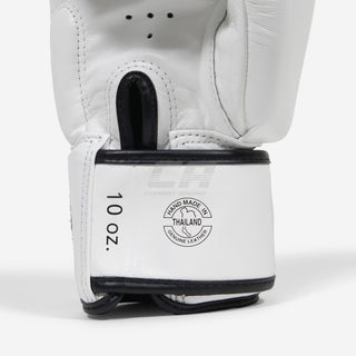 Rękawice do Muay Thai Fairtex BGV19 Deluxe Biały