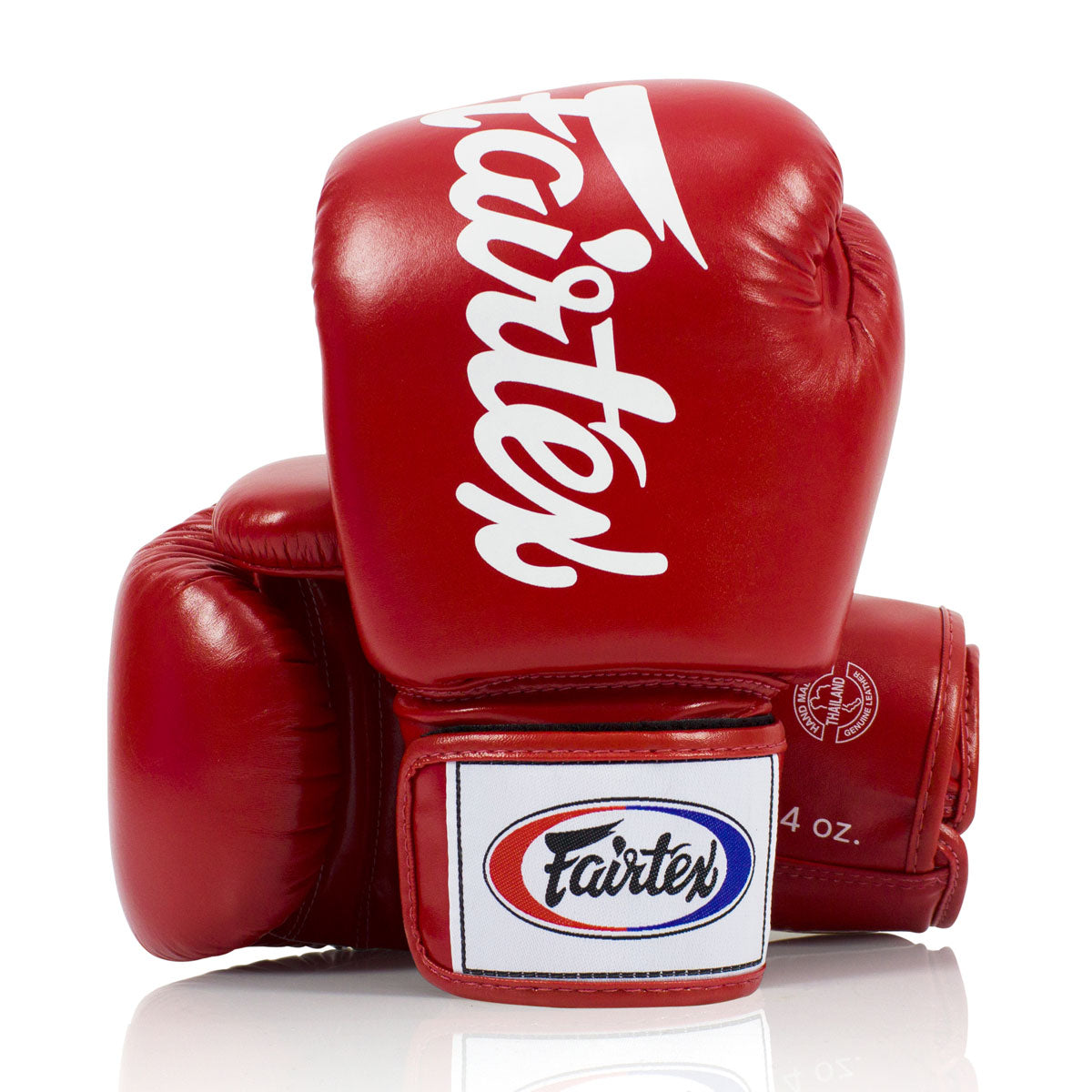 Rękawice do Muay Thai Fairtex BGV19 Deluxe Czerwony