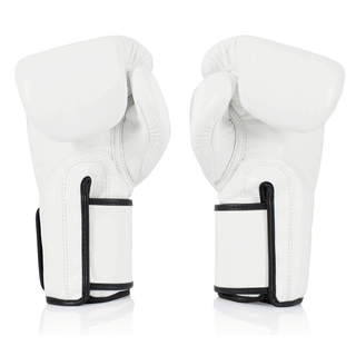 Rękawice do Muay Thai Fairtex BGV5 Super Sparring Biały