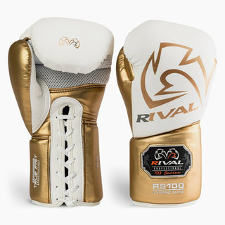 Rękawice bokserskie Rival Profesjonalne Sparring RS100 z sznurowadłami