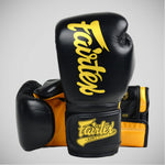 Rękawice do Muay Thai Fairtex Super Sparring BGV18 Czarny-złoty