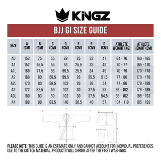 Gi BJJ Kingz Nano 3.0 IBJJF Biały