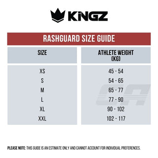Rashguard No-Gi Kingz Ranking Występ S/S