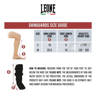 Ochraniacze Piszczeli dziecko Leone Smart Junior PT135J