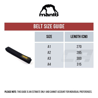 Pas BJJ Manto Oryginalny