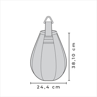 Duża gruszka Rival 24x38 (do wypełnienia)