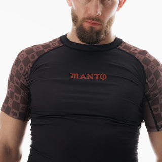 Rashguard Manto Tuff Luv krótki rękaw czarny