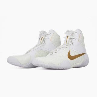 Scarpe da Lotta-Wrestling Nike Tawa Bianco-oro-Combat Arena