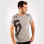 T-Shirt z bawełny Venum Giant Szaro-Czarna