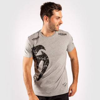 T-Shirt z bawełny Venum Giant Szaro-Czarna