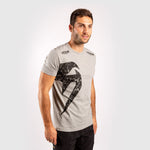T-Shirt z bawełny Venum Giant Szaro-Czarna