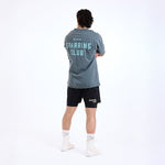 T-shirt Boxraw Sparring Club Oversize Grigio-Combat Arena