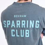 T-shirt Boxraw Sparring Club Oversize Grigio-Combat Arena