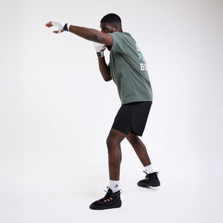 T-shirt Boxraw We Don't Play Boxing Oversize Verde-Combat Arena