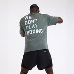T-shirt Boxraw We Don't Play Boxing Oversize Verde-Combat Arena