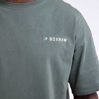 T-shirt Boxraw We Don't Play Boxing Oversize Verde-Combat Arena