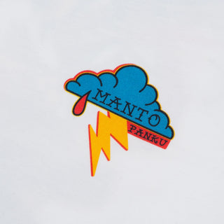 T-shirt Manto x Panku Eagle bianco-Combat Arena