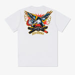 T-shirt Manto x Panku Eagle bianco-Combat Arena