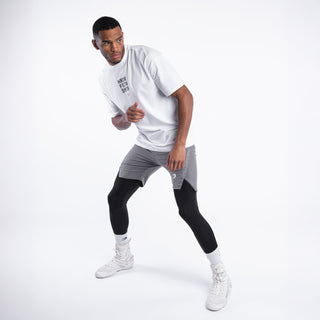 T-shirt Boxraw HRDR FSTR SMTR Oversize Biały