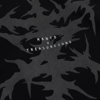 Koszulka oversize Manto Treasure Zone Czarna