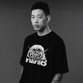 Koszulka oversize Manto Treasure Zone Czarna