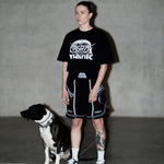 Koszulka oversize Manto Treasure Zone Czarna