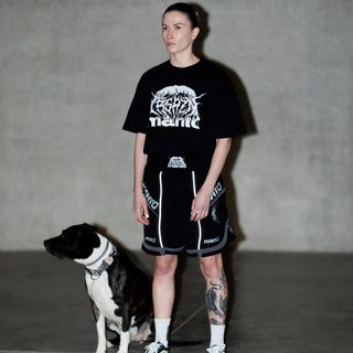 Koszulka oversize Manto Treasure Zone Czarna