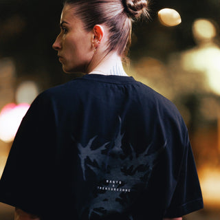 Koszulka oversize Manto Treasure Zone Czarna