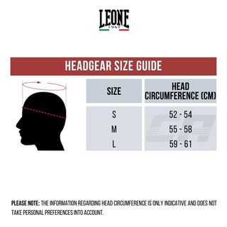 Kask Bokserski Leone DNA CS445 z osłoną policzków