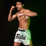Spodenki Kick-Thai Fairtex BS1923 Racer Biały