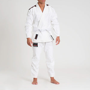 Gi BJJ Leone AB403 Biały-Combat Arena