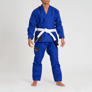 Gi BJJ Leone AB403 Niebieski-Combat Arena