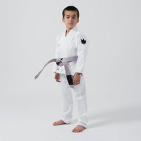 Gi BJJ dziecko Kingz Kore V2 IBJJF Biały 