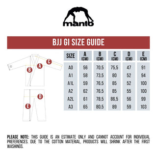 Gi BJJ Manto Society biały