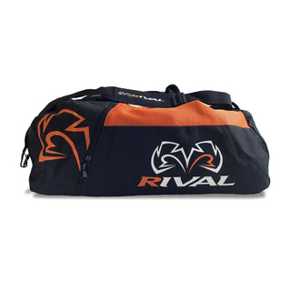 Torba-plecak na siłownię Rival RGB50 czarno-pomarańczowa 