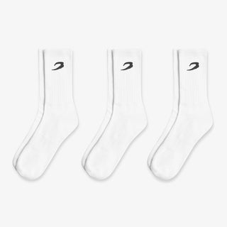 Calzini Boxraw Crew (3 paia) Bianco-Combat Arena