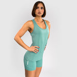 Canotta donna Venum Essential Verde acqua-Combat Arena
