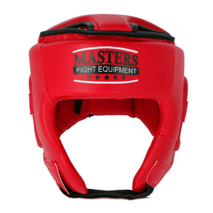Kask Bokserski Masters WAKO Czerwony 