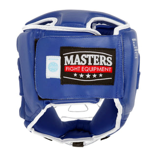 Kask Bokserski z daszkiem Masters WAKO Niebieski 